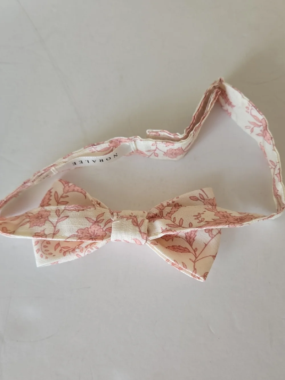 Noralee Pink Toile Bow Tie for Kids